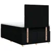 Boxspringbett mit Matratze Schwarz 120x200 cm Stoff Produktbild-Vorschau 8