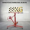 Wiltec Lève-panneaux, lève-plaques de plâtre XXL rouge – Voir les images du produit 5