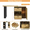 Tavolo da bar allungabile 138-220cm Tavolo da cucina con Anteprima dell’immagine prodotto 13