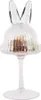Clayre & Eef Cloche Lapin Ø 12x29 cm Verre transparent Voir les images du produit 3