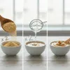 Nustino - Erdnussbutter Pulver Set Classic, Pure 2x400g - Produktbild-Vorschau 3