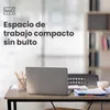 IvoQ Consola industrial - Mesa consola de madera y metal - Vista previa de la imagen del producto 5