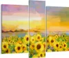 Bild auf Leinwand - Leinwandbild - Sonnenblumen Blume - Produktbild-Vorschau 1