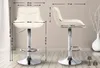 2er Set Barhocker Vonore Stoff chrom creme Produktbild-Vorschau 2