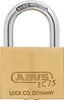 ABUS 806-384 Kłódka EC 75/40, kolor mosiądz/srebrny Podgląd zdjęcia produktu 1