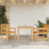 Gartenstühle 2 Stk. 58x59x88 cm Massivholz Teak Produktbild-Vorschau 2