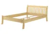 Modernes Doppelbett 160x200 cm Kiefer massiv Beine Produktbild-Vorschau 3