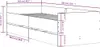 vidaXL Bettgestell mit Schubladen Weiß 100x200 cm Produktbild-Vorschau 7