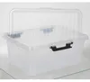 25x Scharnierboxen 11L 40x30x17cm Transparent Deckel Produktbild-Vorschau 5