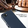 Selencia Echtleder Klapphülle iPhone 16e - Blau Produktbild-Vorschau 2