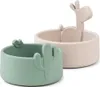 Done By Deer Set Lalee 2 Pezzi Ciotola in Silicone Dorato Anteprima dell’immagine prodotto 5