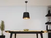 Moderne Pendelleuchte 1-flammig mit Stoff Lampenschirm Produktbild-Vorschau 5