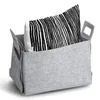 Zeller Aufbewahrungskorb, Filz, grau, ca. 36 x 25 x 23 cm Produktbild-Vorschau 2
