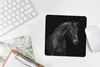 MuchoWow® Mauspad Mousepad Pferd - Tier - Schwarz 20x20 cm Produktbild-Vorschau 5