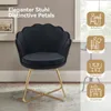 Hawthyhome Dossier en forme de pétale Fauteuil avec pieds Voir les images du produit 5