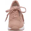 A close-up front view of a pink sneaker. Produktbild-Vorschau