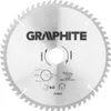 GRAPHITE Pilový kotúč, široký, 216 x 30 mm, 60 zubov Náhľad obrázku produktu 1