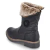 Rieker Scarpe Donna Stivali Foderato Stivali Invernali Nero Anteprima dell’immagine prodotto 9