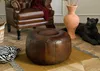 CHESTERFIELD Serie Sitzhocker aus Büffelleder, formstabil, Produktbild-Vorschau 7