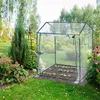 Serra in plastica Relaxdays, telo in PVC, porta e finestra Anteprima dell’immagine prodotto 2