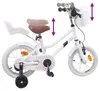 Vélo pour enfant vidaXL 14 pouces, pour les 3-5 ans, blanc Voir les images du produit 7