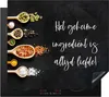 KitchenYeah© Herdabdeckplatte Sprüche - Küche - Die geheime Produktbild-Vorschau 1