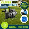 tillvex® Filterpumpe Pool mit Timer 9.500L/h & 550W | Produktbild-Vorschau 2