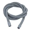 A coiled gray flexible hose with gray connectors on each end, isolated on a white background. Produktbild-Vorschau