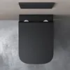 doporro WC Suspendu Gris Noir Mat Cuvette Céramique Voir les images du produit 4