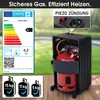 BRAST Gasheizer Keramik Vulkan 4200W | 3 Heizstufen | inkl. Produktbild-Vorschau 4
