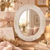 Wandspiegel Oval Bad Spiegel Romantik Badspiegel Weiß Produktbild-Vorschau 17