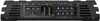 The back panel of a car amplifier. Podgląd zdjęcia produktu