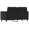 Rear view of a black sofa. Produktbild-Vorschau