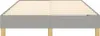 vidaXL Box spring bed frame light grey 120x200 cm fabric Náhled obrázku produktu 4