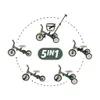 PETITE&MARS Triciclo multifunzione 5in1 Turbo Verde nebbia Anteprima dell’immagine prodotto 2