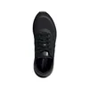 A top-down view of a black Adidas sneaker. Produktbild-Vorschau