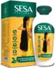 A box and bottle of Sesa Ayurvedic hair oil are displayed. Produktbild-Vorschau