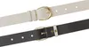 Damen Leder Gürtel 40mm Jeans Hosen Rindleder 30646 Beige Produktbild-Vorschau 4
