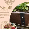 4er Set Blumenkastenhalterung Fensterbank ohne Bohren Produktbild-Vorschau 2