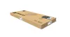 A cardboard box for a product, likely a wood shelter or similar item, is shown in a studio setting against a white background. Produktbild-Vorschau