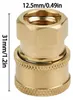 Schnellkupplungsadapter 1/4" auf 1/4" – Messing & Edelstahl Produktbild-Vorschau 3