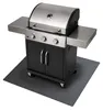 Grill-Unterlage - 100x80 cm - Metall - Schwarz - Feuerfeste Produktbild-Vorschau 1