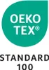 A certification logo for OEKO-TEX Standard 100. Produktbild-Vorschau