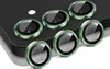 A set of camera lens protectors for a smartphone, arranged on a dark surface. Produktbild-Vorschau