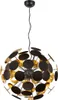 A modern pendant light fixture with a spherical design. Podgląd zdjęcia produktu