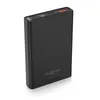 A black power bank is shown against a white background. Anteprima dell’immagine prodotto