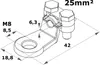 Ringkabelschuh | Schraubbar | 25mm² | M8 Produktbild-Vorschau 2