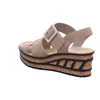 Rieker Damen-Wedges-Sandalette mit Keilabsatz Beige-Braun, Produktbild-Vorschau 42
