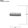 A single rechargeable battery with dimensions indicated. Produktbild-Vorschau