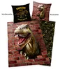 Dino 3D Bettwäsche / 80x80 cm + 135x200 cm Produktbild-Vorschau 7